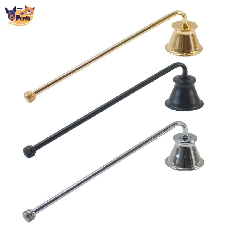 Dụng cụ dập tắt nến Perfk Nút chặn nến dài 7,7 inch Tay cầm chống trượt Wick Extinguish dành cho những người yêu thích nến Đa năng