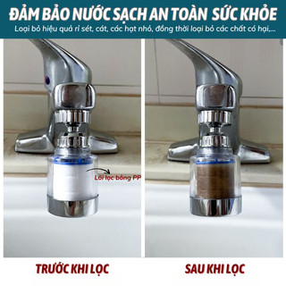 Bộ lọc nước Myd.23 tại vòi xoay 360°, tăng áp, lọc sạch, lắp dễ, hợp mọi loại vòi