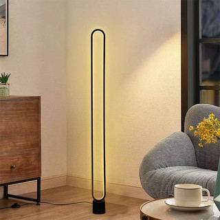 AIMI Bắc Âu Đèn Sàn Cắm Led Trang Trí Phòng Khách Đèn Đứng Kim Loại Tricolor Văn Phòng Phòng Phòng Ngủ Đèn Góc Đèn Cây Decor Phòng Khách