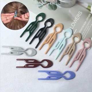 5 / 2 Cái Mới Hình Chữ U Nĩa Tóc Thời Trang Kẹp Tóc Dính Dụng Cụ Tạo Kiểu Tóc Mũ Phụ Kiện Cho Bé Gái