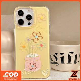Ốp Lưng Cho OPPO Reno 15 Reno 14F Reno 14 Pro Reno 13F Reno 13 Pro Reno12 F Reno11 F Reno 10 Reno 8T Reno 8Z Reno 7Z Reno7 Reno8 Reno5 Chậu Hoa Đơn Giản Chống Sốc Điện Thoại TPU