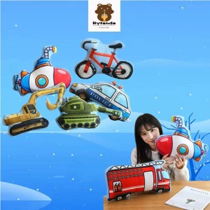 Mô Phỏng Vận Chuyển Sang Trọng Đồ Chơi Mô Phỏng Xe Đạp Xe Lửa, Máy Bay Búp Bê Gối Vận Chuyển Gối Mềm Đầy Gối Phòng Ngủ Búp Bê Giáo Dục Trẻ Em Quà Tặng Sinh Nhật