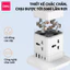 Ổ Cắm Điện Đa Năng Deli Ổ Cắm Vuông Dẹt USB TypeC Sạc Nhanh PD20W Cầu Chì Tự Ngắt Khi Quá Tải Công Suất 2500W An Toàn