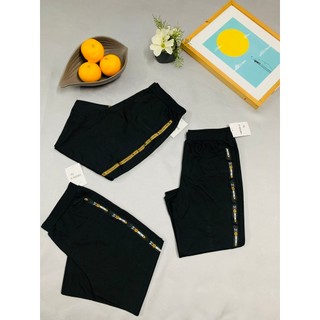 Quần legging ngố, quần nữ ngang gối phong cách thể thao vải thun cotton dày đẹp freesize 55kg .