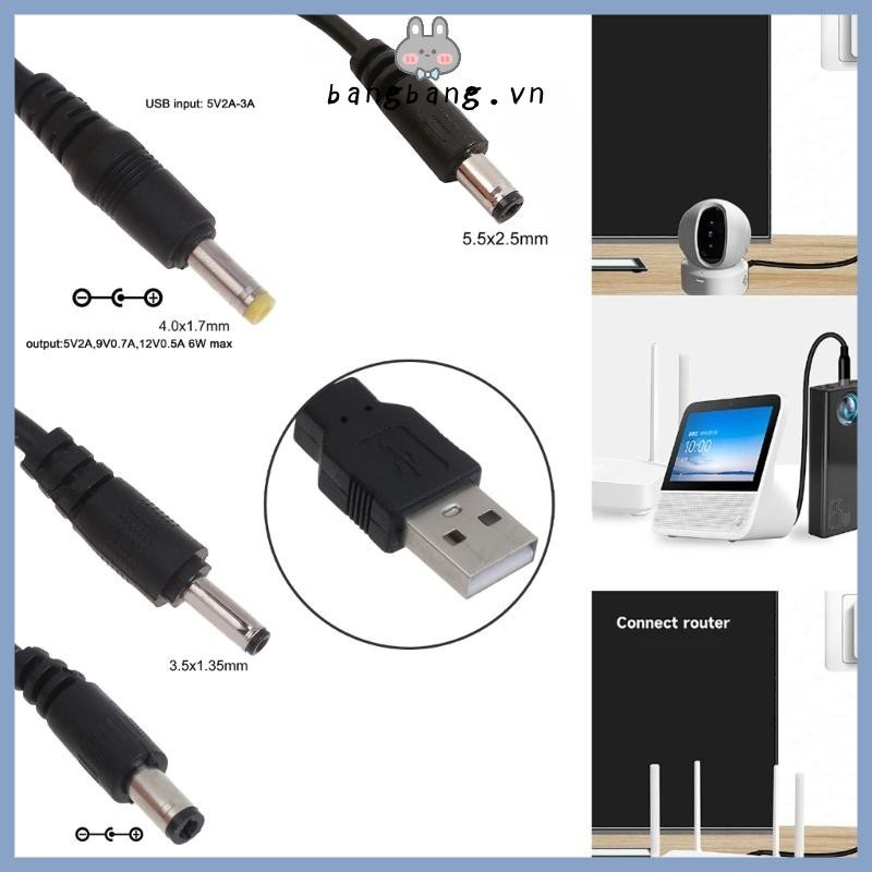 Bang USB 5v đến 9V 12V Step Up Volt Transformer Power Adapter Line cho ...