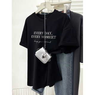 Hiixiivi Áo thun ngắn tay Unisex in hình nam nữ cổ tròn dáng rộng