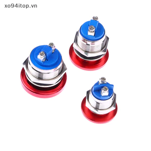 Xoitop 1PC Chống Thấm Nước IP65 SPST (ON) -Off 1NO 3A 250V Có Đầu Cuối Vít 16 / 19 / 22MM Nút Nhấn Nấm Kim Loại Tạm Thời VN