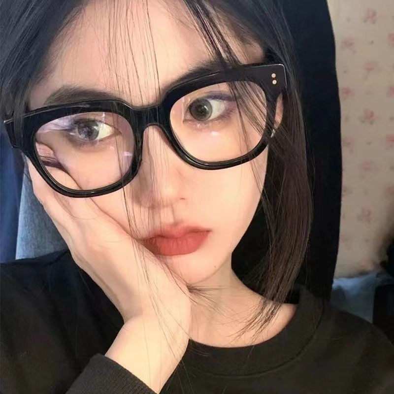 Kính cận thị thời trang -0.5 -1.0 -1.5 -2.0 -2.5 -3.0 -3.5 -4.0 -4.5 -5.0 -5.5 -6.0 độ dành cho nam và nữ với tròng kính có thể tháo rời kính chống ánh sáng xanh 095