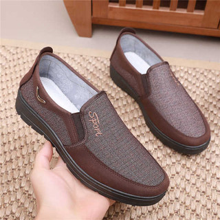 Cũ Bắc Kinh Giày Vải Nam Thoáng Khí Nam Trung Niên Người Cao Tuổi Bố Giày Đế Mềm Chống Trơn Trượt Thường Ngày Người Già