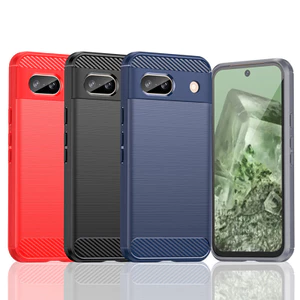 Dành cho Google Pixel 8A Slim Brushed Họa tiết TPU mềm chống sốc