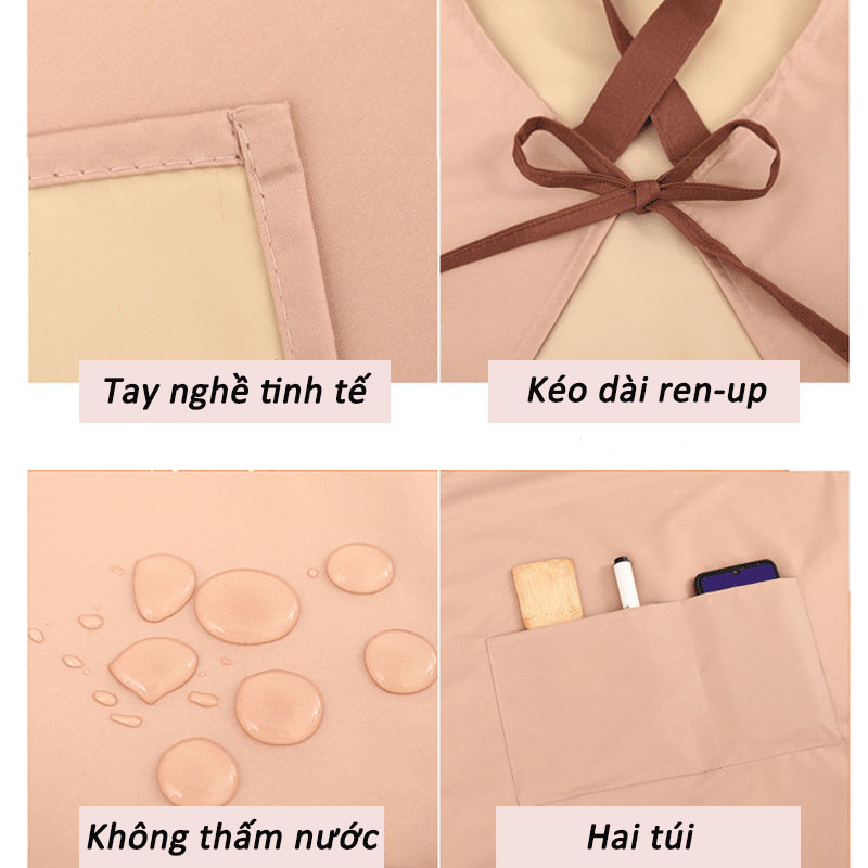 Tạp dề bếp phong cách chống thấm nước và chống dầu, Tạp dề thời trang nữ