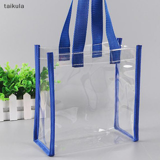 Qwq Nữ Tay Cầm Nhẹ Chống Thấm Nước Trong Suốt Túi Mua Sắm Đeo Vai Túi Xách taikula