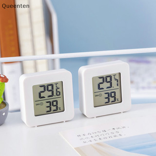 Máy đo nhiệt độ điện tử kỹ thuật số Queenten Máy đo độ ẩm trong nhà Máy đo nhiệt độ phòng khô ướt cho bé Máy đo nhiệt độ phòng QT