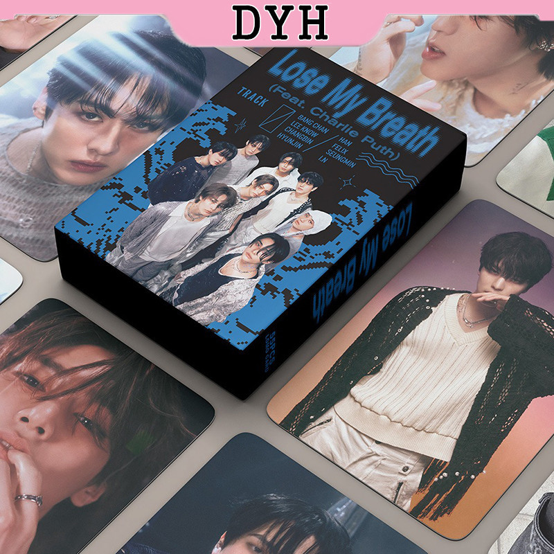 Stray kids LOMO Card Set 55 Tấm Thẻ Ảnh Lose My Breath Hình Nhóm Nhạc ...