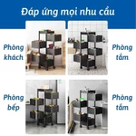 Kệ xoay đa năng 5 tầng thép không gỉ bánh xe di chuyển dễ dang. Giá để đồ nhà bếp hoa quả nhiều tầng xoay 360 độ-MAXIM — ảnh 3