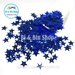 30g Kim Sa Ngôi Sao Lõm 3D 15mm Màu Kim Đính Kết Trang Phục, Làm Phụ Kiện Thời Trang.