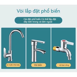Đầu Nối Vòi Nước Thông Minh xoay 1080 độ FETA