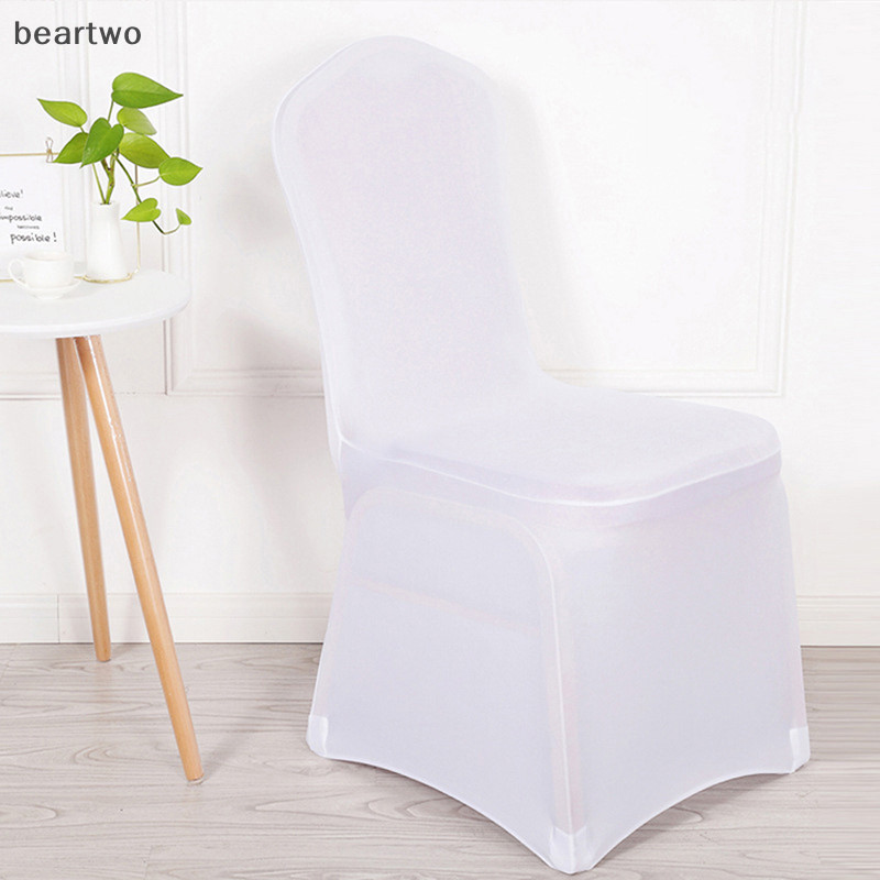 < Beartwo > 1 Chiếc Bọc Ghế Cưới polyester Co Giãn Slipcover Cho Nhà Hàng Tiệc Khách Sạn Tiệc Ăn Đa Năng Bọc Ghế Đẹp