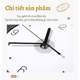 Đồng Hồ Treo Tường Chạy Pin Bunnies Thiết Kế Tối Giản, Chạy Bằng Pin Tiện Lợi, Nhiều Mẫu Lựa Chọn