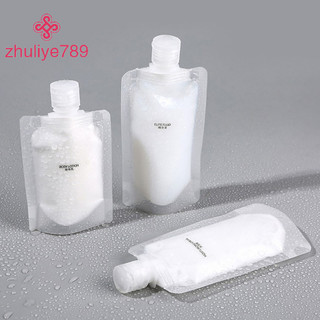 < zhuliye789 > Chai đựng chất lỏng trang điểm Chai du lịch cầm tay Túi đóng gói mỹ phẩm