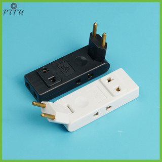 Ptfu 4 Trong 1 Ổ Cắm Tường Mở Rộng EU Ổ Cắm Điện 180 Độ Cắm Adapter Du Lịch Aadapter Di Động Bộ Chuyển Đổi Nguồn Mới