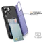 Từ Tính Lật Đựng Thẻ Khe Cắm Tương Thích Cho iPhone 15 14 Plus 13 12 Pro MAX Lai Hạng Nặng Giáp Thẻ Bỏ Túi Đứng Ví Bao