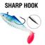 10cm / 19g Jig Mồi Mềm Có Móc Sắc Nét Đuôi Mái Chèo Chìm Swimbaits Weedless Bass Mồi Shad Tadpole Mồi Spinner với Mồi Câu Cá Nước Ngọt