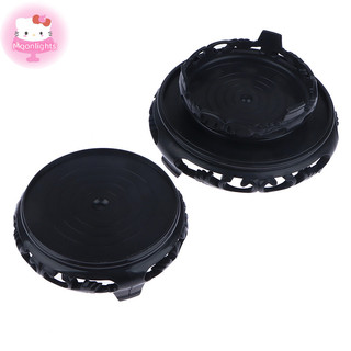 Moonlights 1 Tấm Nhựa Cao Khay Hoa Khung Giá Đỡ Màu Nâu Đen Đồ Dùng Làm Vườn Tròn Chậu Trang Trí Đế EN