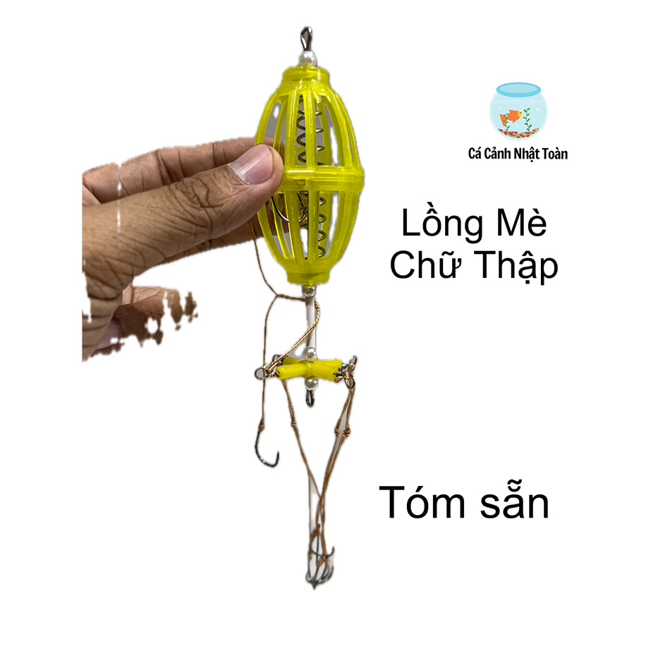 Bom câu cá mè, chép Bom 8 lưỡi Chuyên Dùng Để Câu Cá Chép Cá Mè