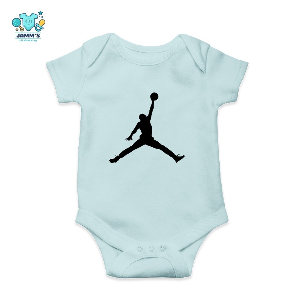 Bóng rổ Jordan Quần áo trẻ em oneies cho bé trai và bé gái áo liền quần bodysuits cotton LG0W
