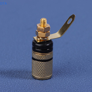 Dta 1 Cặp Bộ Khuếch Đại Mạ Vàng Loa Ràng Buộc Bài Nhà Ga 4MM Ổ Cắm Loa Cắm Jack Kết Nối Âm Thanh Thiết Bị Đầu Cuối Chuối Phích Cắm PO