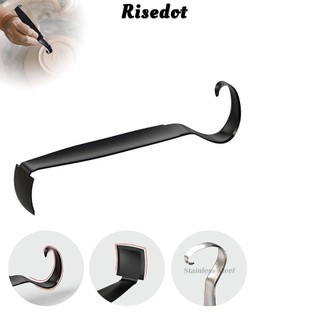 Dụng cụ cắt tỉa đồ gốm RISEDOT, Dụng cụ trồng đất sét bằng kim loại thủ công, Đồ gốm sứ Dụng cụ cắt tỉa hai đầu để khắc