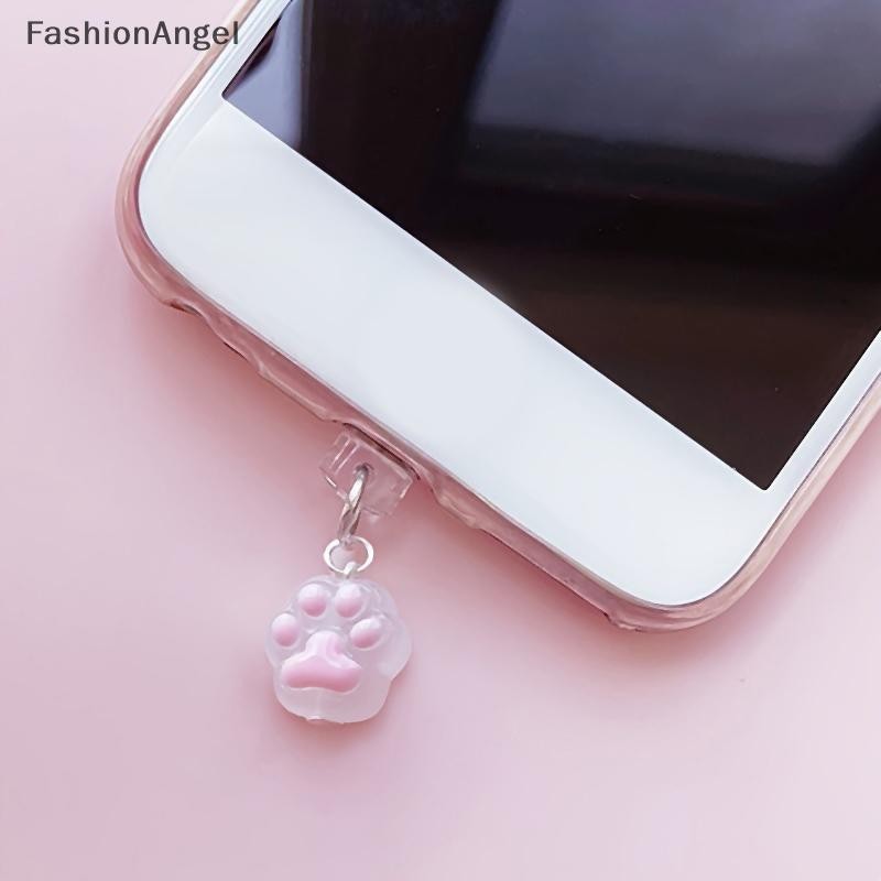 FashionAngel Điện Thoại Bụi Cắm Móng Vuốt Dễ Thương Phụ Kiện Điện Thoại Mặt Dây Chuyền Trang Trí Cho Giao Diện Sạc TypeC VN