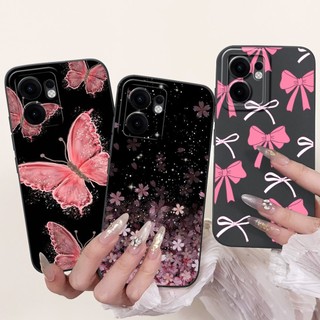 Dành Cho OPPO Reno13 F 4G 5G CPH2699 CPH2701 Vỏ Bướm Hướng Dương Hoa Tulip Đẹp Reno 13F 13FS Vỏ Điện Thoại Thạch Silicon Mềm