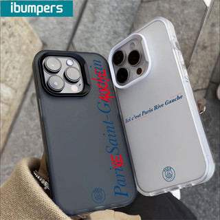 ibumpers Ốp Lưng IPhone Đơn Giản Họa Tiết Graffiti Tiếng Anh Ốp Điện Thoại Trong Suốt Nhám Mờ TPU Mỏng Chống Sốc Chống Bẩn Cho IPhone 16 15 14 12 13 11 Pro Max IP 7 8 Plus X XS XR