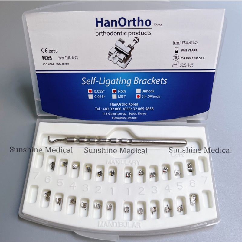 Mắc cài kim loại tự khoá cao cấp hỗ trợ chỉnh nha - Niềng răng -cop ...