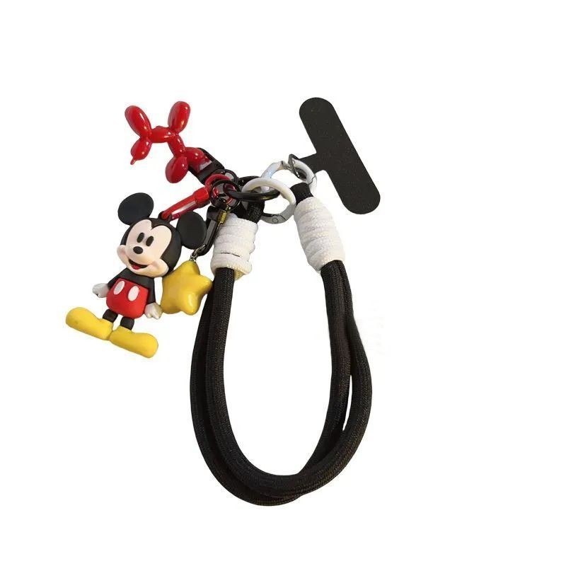 Điện thoại di động Mickey dễ thương chống mất và chống rơi dây treo phổ thông