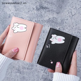 [Mới] Ví nhỏ ngắn dễ thương dành cho nữ Túi đựng thẻ gấp ba lần dành cho nữ Túi đựng thẻ Ví đựng tiền xu Ví nữ Túi hoạt hình.