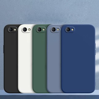 Thời trang mới Oppo A71 A83 A59 F1S A37 A3S Khung cản vuông mỏng Vỏ silicon TPU mềm có dây đeo cổ tay