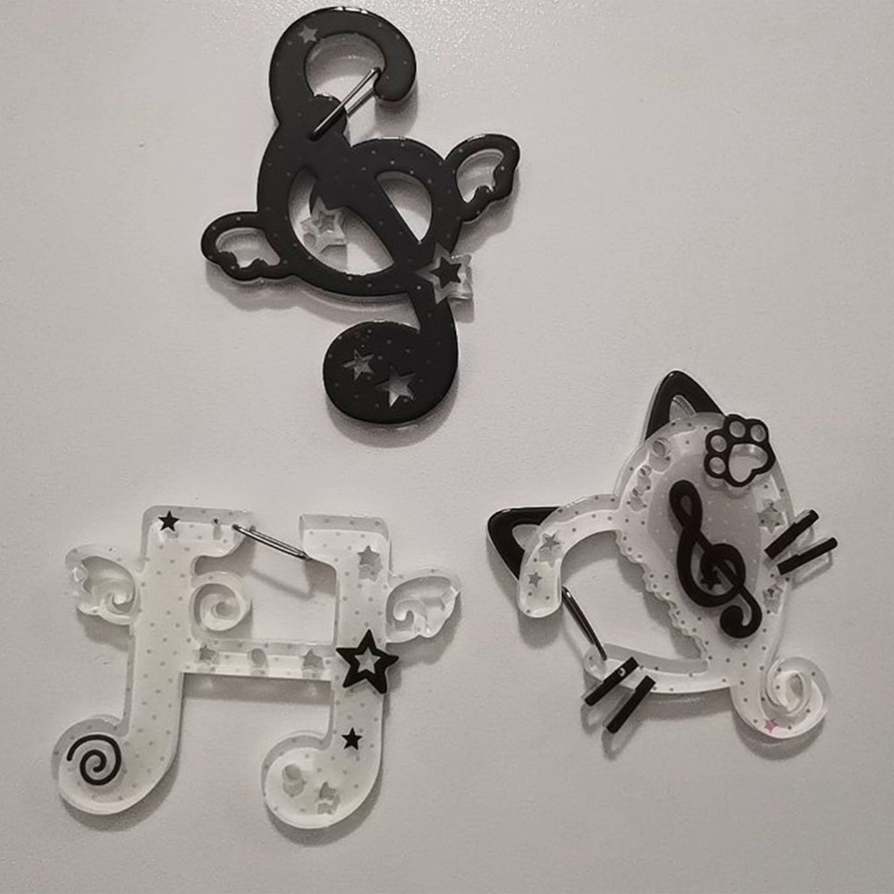 Sổ tay Trang trí Quà tặng Ba lô Mặt dây chuyền Móc khóa Carabiner Túi quyến rũ Acrylic INS Ban đầu Minh họa Đồ trang sức Lều tay dễ thương Hàn Quốc