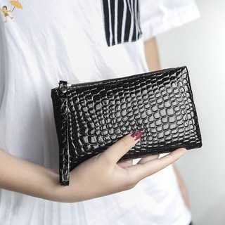 [GOU] Túi ly hợp da màu trơn thời trang Túi đựng điện thoại di động Hàn Quốc Ví đựng tiền xu VN