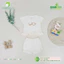 AMI0388 - Bộ Cộc Tay Smile Anminaza Vải Petit Sợi Tre Co Dãn Thoáng Mát Dành Cho Bé Gái
