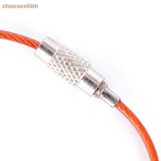 Cheehbh Dây Thép Không Gỉ Móc Khóa Móc Khóa Vòng Tròn Dây Cáp Vòng Vít Khóa Tiện Ích VN
