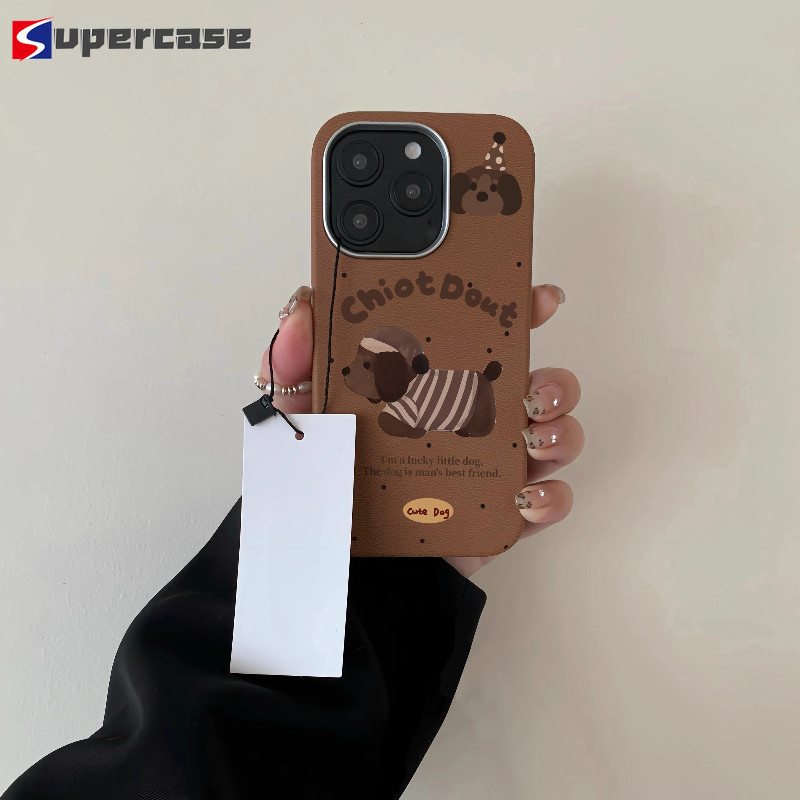 Ốp Điện Thoại Dachshund in Nightcap Dễ Thương Cho Xiaomi Poco X8 F8 Ultra M8 M7 Plus X7 Pro Max F7 Ultra F6 M4 Pro 5G 4G Vỏ Da PU Mềm Thời Trang Chống Sốc