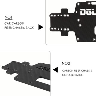 Dành Cho Xe K969 K979 K989 K999 P929 P939 1: 28 RC Xe Phụ Tùng Nâng Cấp Sợi Carbon Khung Xe Đáy Thấp Thân Xe Vỏ