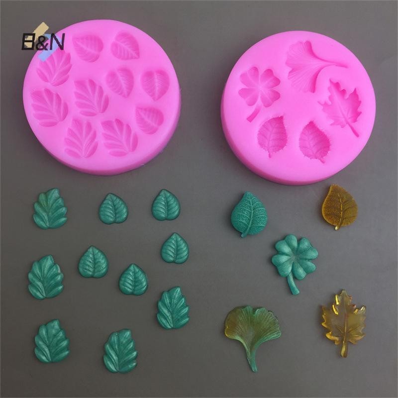 B & N 1 Lá Khuôn Silicon DIY Chocolate Fondant Bánh Trang Trí Dụng Cụ Handmade Khuôn Nến Tráng Miệng Bánh Cupcake Khuôn Nướng Bánh.