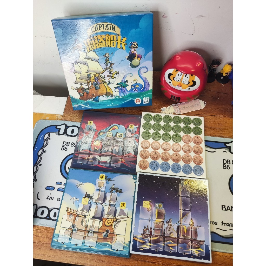 Boardgame Captain Flip Trở thành Vua Hải Tặc bản Trung Tigar