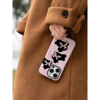 Ins Style Bowknot Rabbit Tương thích với Ốp điện thoại Apple 16 Pro Max 15 Pro 2 trong 1 14 Plus Niche 12 / 13 Pro Max 11 Vỏ bảo vệ chống sốc