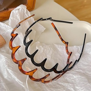 Julyhot Mới Băng Đô Tóc Zigzag Ban Nhạc Notched Headband Người Phụ Nữ Người Đàn Ông Cô Gái Quà Tặng Sinh Nhật Giải Cứu Tóc Gãy Hiện Vật Massivedeals