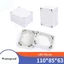 Hộp Dự Án Ngoài Trời SUNKISSD, Hộp Nối Điện Ip65 10 Kiểu, Nhựa ABS Chống Thấm Nước DIY Kín Hộp Dây